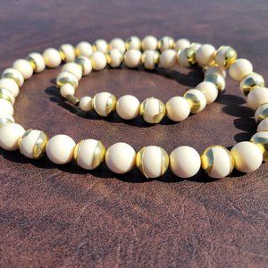 Vintage Long Large Beaded Necklace